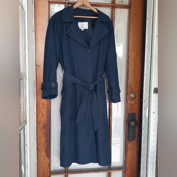 London Fog Navy Jacket - Picture 3 of 13